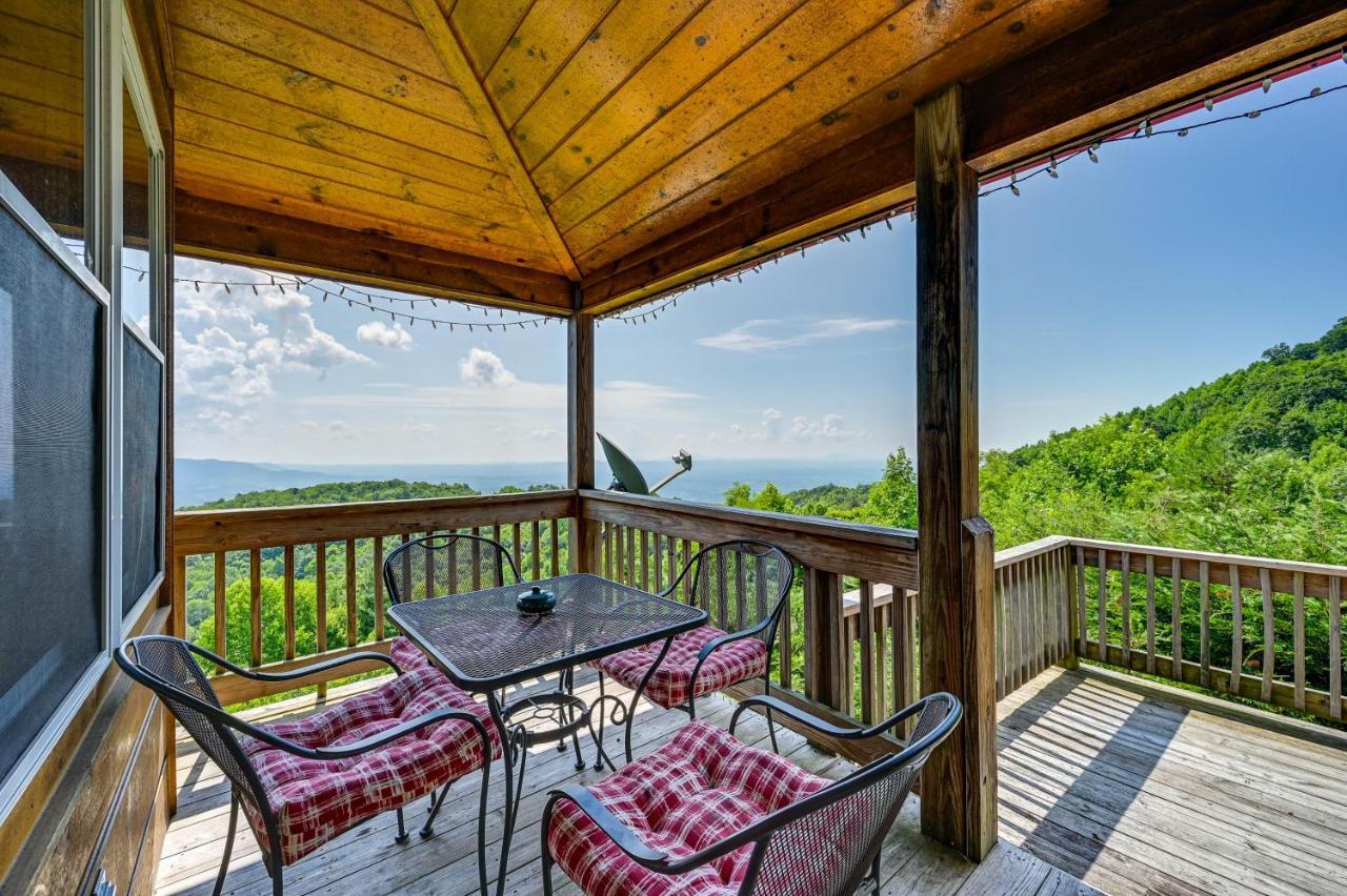 Warm And Cozy Cabin With Deck On Top Of The Blue Ridge Fancy Gap Kültér fotó